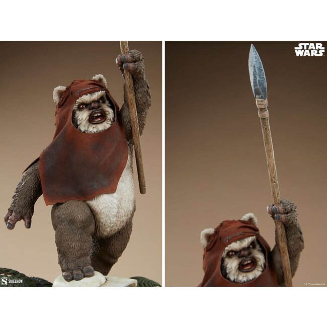 Star Wars: Episode VI - Die Rückkehr der Jedi-Ritter Premium Format Statue Wicket 46 cm