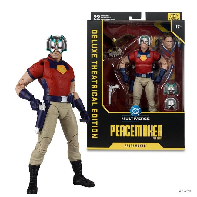 McFarlane Toys DC Mulitverse DC Theatrical Deluxe Edition Action Figure Peacemaker 19 cm