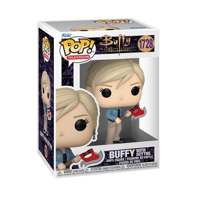 Buffy – Im Bann der Dämonen POP! TV Vinyl Figur Buffy mit Sense 9 cm