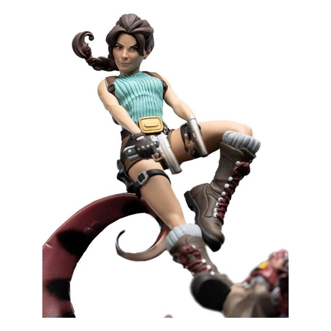 Tomb Raider Mini Epics Vinylfigur Lara Croft & Raptor 24 cm