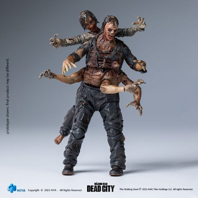 The Walking Dead Exquisite Mini-Actionfigur 1/18 Dead City Walker King 11 cm