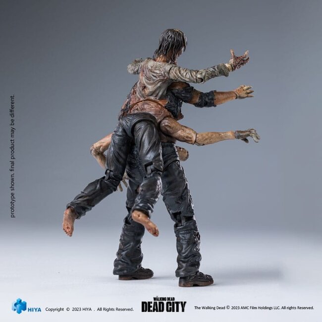 The Walking Dead Exquisite Mini-Actionfigur 1/18 Dead City Walker King 11 cm