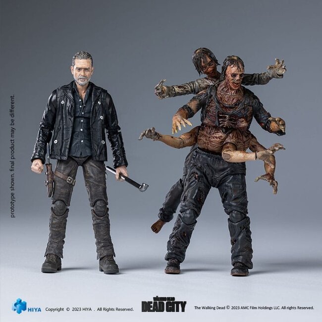 The Walking Dead Exquisite Mini-Actionfigur 1/18 Dead City Walker King 11 cm