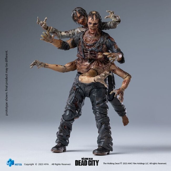 The Walking Dead Exquisite Mini-Actionfigur 1/18 Dead City Walker King 11 cm