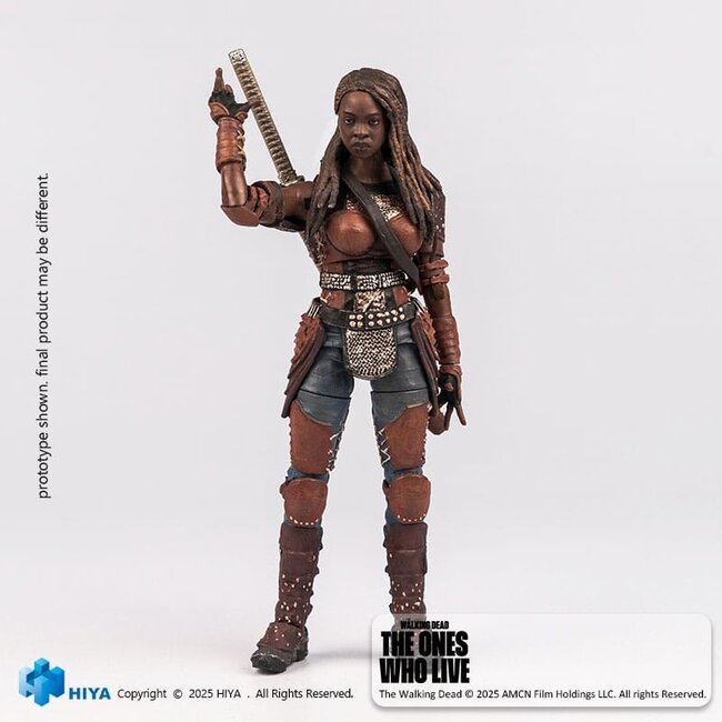 The Walking Dead: Die Lebenden Exquisite Mini-Actionfigur 1/18 Michonne 10 cm