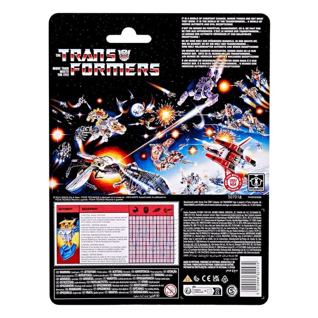 Die Transformers Retro G1 Actionfigur Autobot Seaspray 13 cm