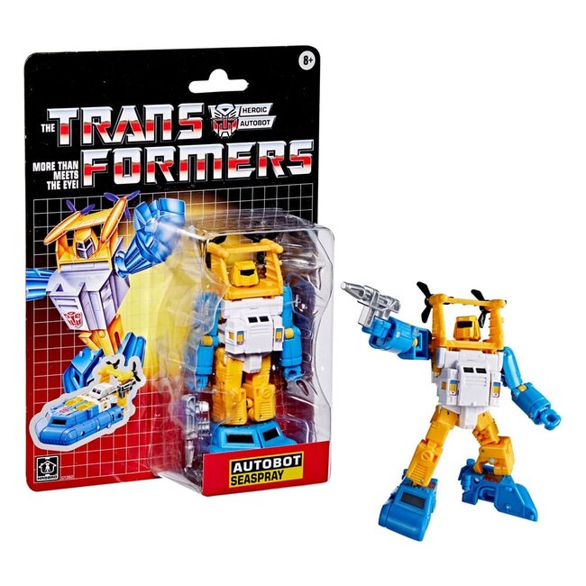 Hasbro The Transformers Retro G1 Action Figure Autobot Seaspray 13 cm