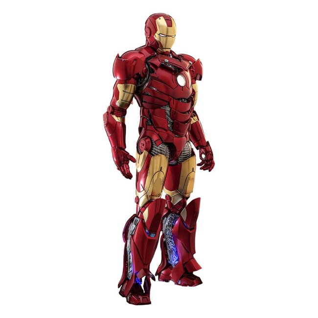 Hot Toys Iron Man Movie Masterpiece Diecast Actionfigur 1/6 Iron Man Mark III (Armor Suit Up Version) 32 cm