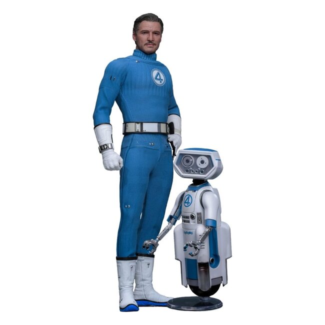 Hot Toys The Fantastic Four: First Steps Movie Masterpiece Action Figure 2-Pack 1/6 Mister Fantastic & H.E.R.B.I.E. 30 cm