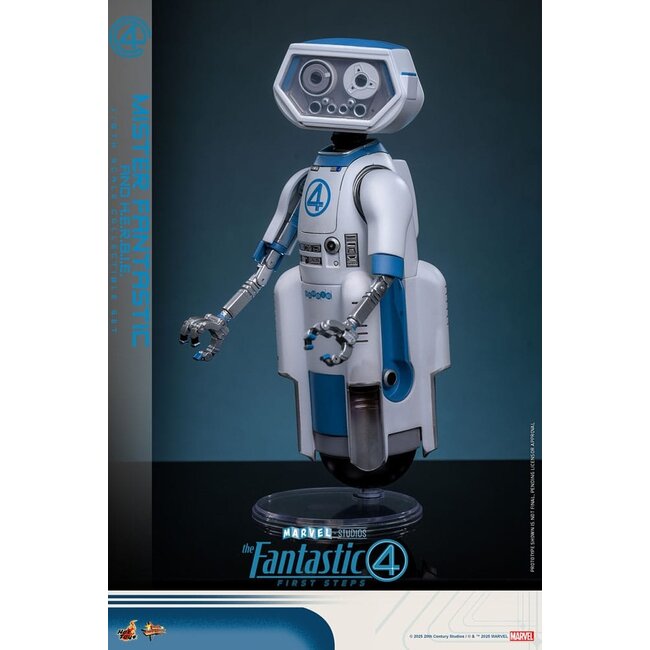 The Fantastic Four: First Steps Movie Masterpiece Action Figure 2-Pack 1/6 Mister Fantastic & H.E.R.B.I.E. 30 cm