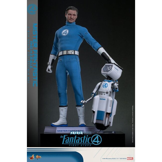 Die Fantastischen Vier: Erste Schritte Movie Masterpiece Actionfiguren-Doppelpack 1/6 Mister Fantastic & HERBIE 30 cm