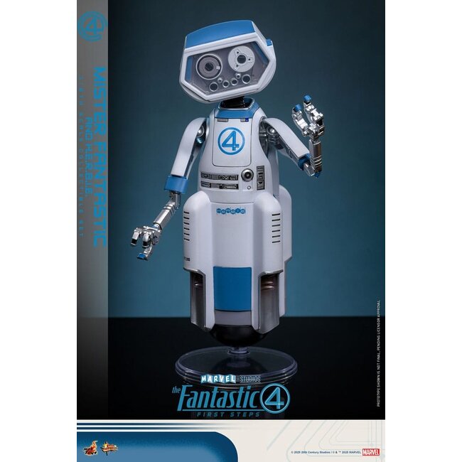 The Fantastic Four: First Steps Movie Masterpiece Action Figure 2-Pack 1/6 Mister Fantastic & H.E.R.B.I.E. 30 cm