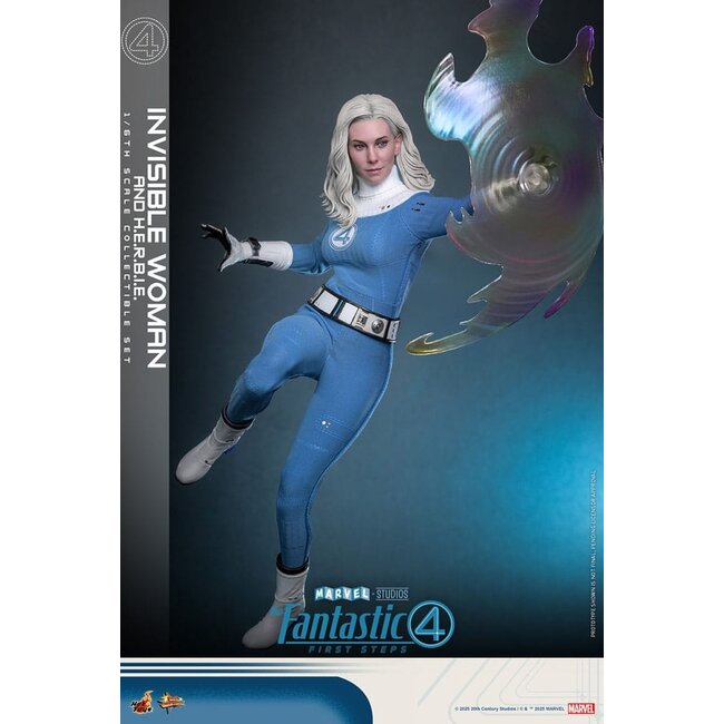The Fantastic Four: First Steps Movie Masterpiece Action Figure 2-Pack 1/6 Invisible Woman & H.E.R.B.I.E. 28 cm