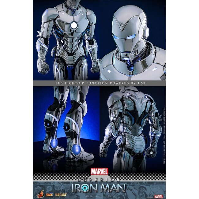 Marvel Comic Diecast Masterpiece Actionfigur 1/6 Superior Iron Man 32 cm