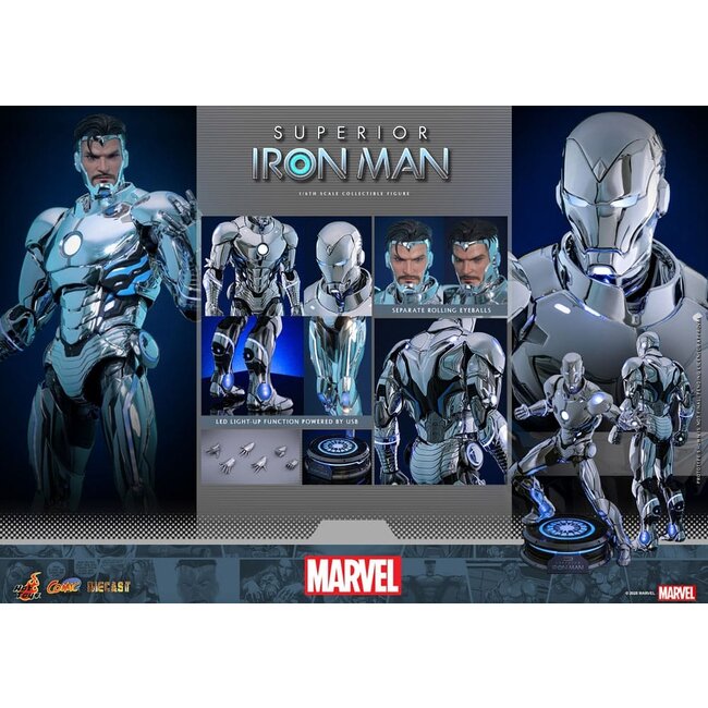 Marvel Comic Diecast Masterpiece Action Figure 1/6 Superior Iron Man 32 cm