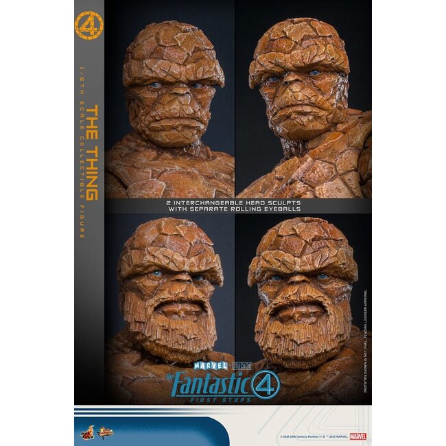 The Fantastic Four: First Steps Movie Masterpiece Action Figure 1/6 The Thing 31 cm