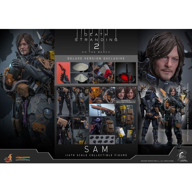 Death Stranding 2: On the Beach Videogame Masterpiece Action Figure 1/6 Sam (Deluxe Version) 31 cm