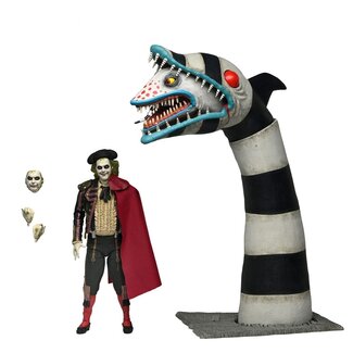NECA  Beetlejuice Beetlejuice Action Figure 2 Pack Ultimate "Matador" Beetlejuice and Sandworm 18 cm