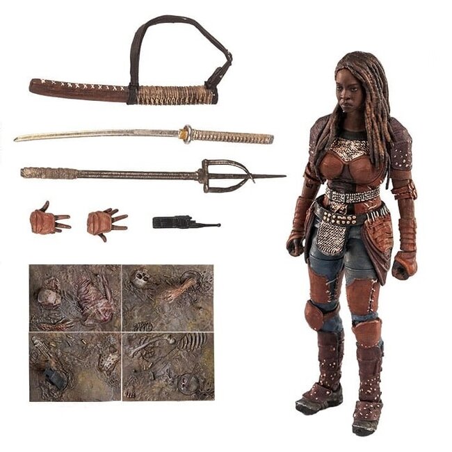 The Walking Dead: Die Lebenden Exquisite Mini-Actionfigur 1/18 Michonne 10 cm