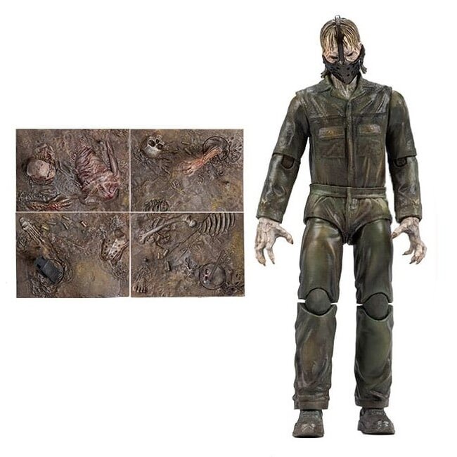 The Walking Dead Exquisite Mini-Actionfigur 1/18 Daryl Dixon Dark Eyes Walker 11 cm