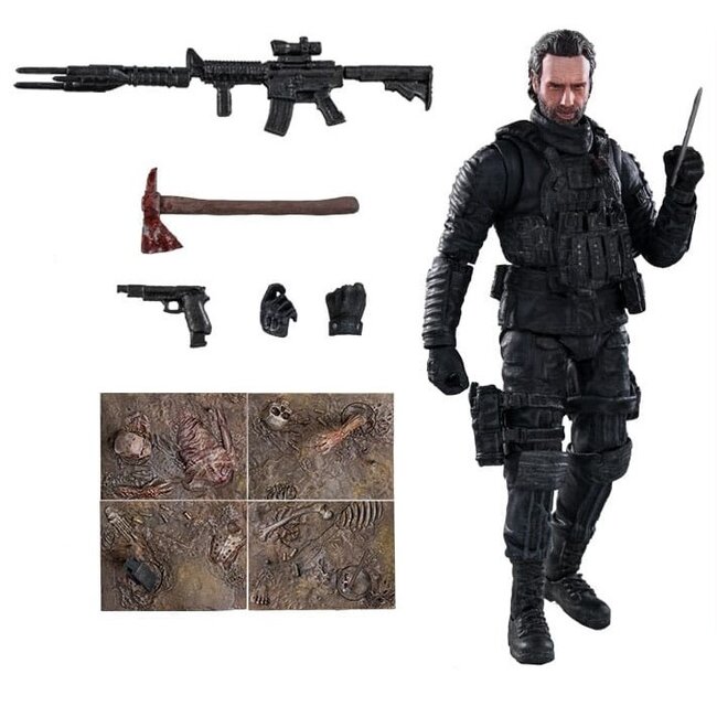 The Walking Dead: The Ones Who Lived Exquisite Mini Action Figure 1/18 Rick Grimes 11 cm