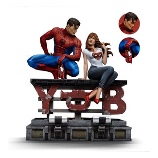 Iron Studios Spider-Man Diorama Art Scale Statue 1/6 Spider-Man and Mary Jane 35 cm