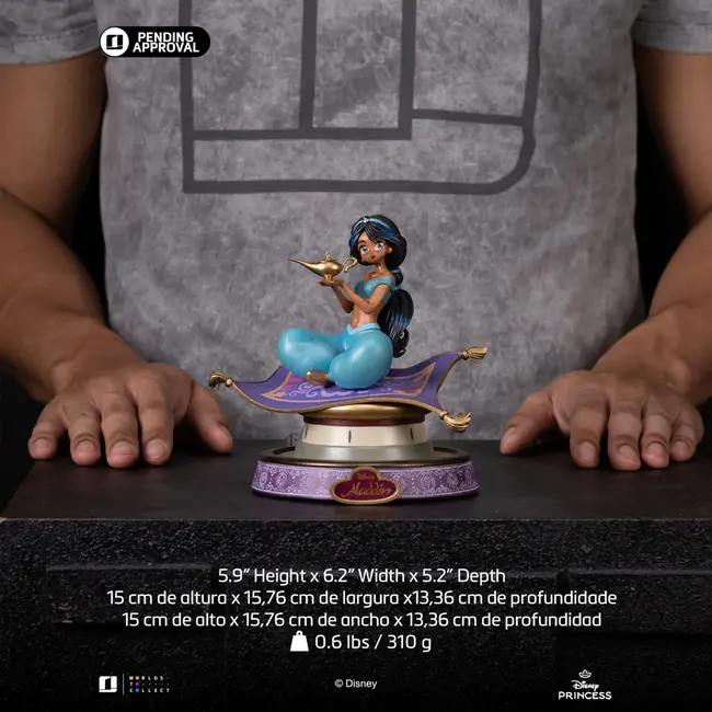 Disney Anime Princess Scale Statue Jasmine 15 cm