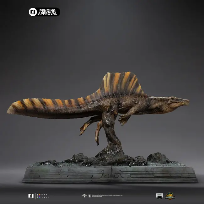 Jurassic World Icons Statue Spinosaurus 18 cm