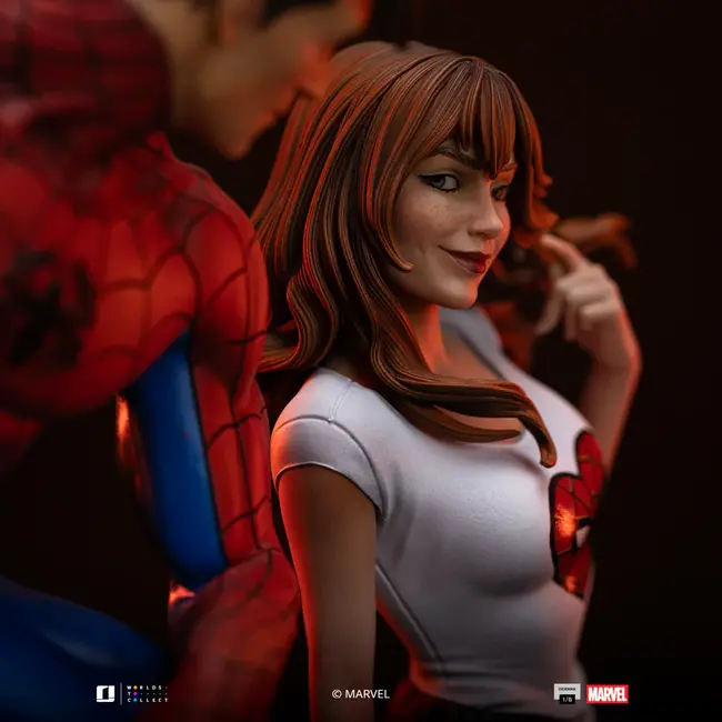 Spider-Man Diorama Art Scale Statue 1/6 Spider-Man and Mary Jane 35 cm