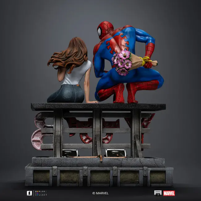 Spider-Man Diorama Art Scale Statue 1/6 Spider-Man and Mary Jane 35 cm