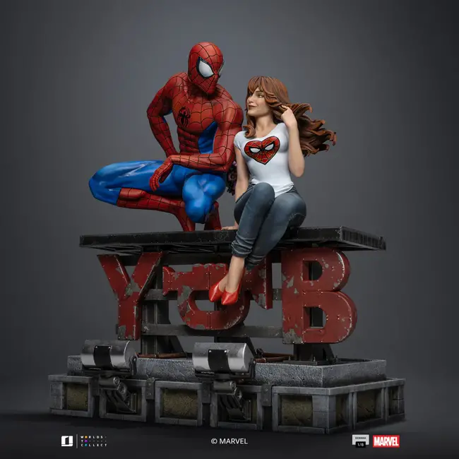 Spider-Man Diorama Art Scale Statue 1/6 Spider-Man and Mary Jane 35 cm