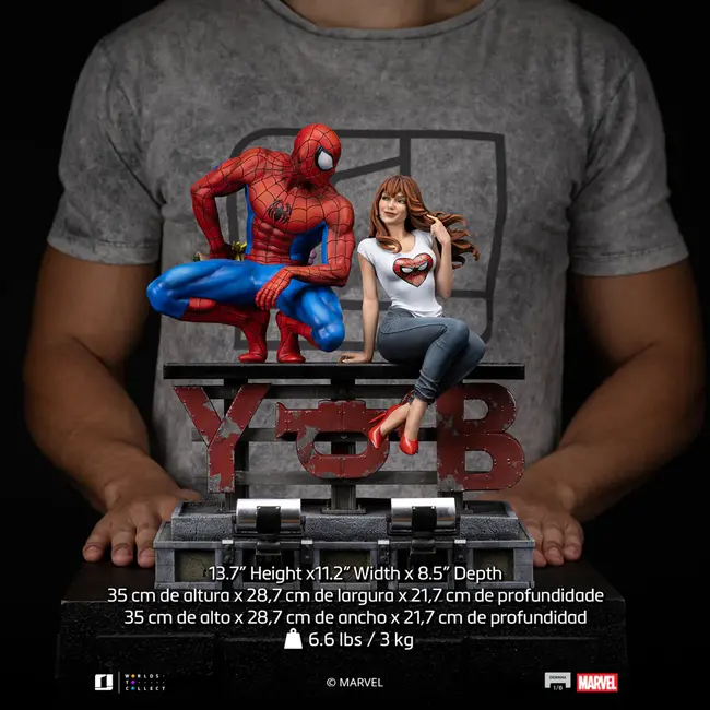 Spider-Man Diorama Art Scale Statue 1/6 Spider-Man and Mary Jane 35 cm
