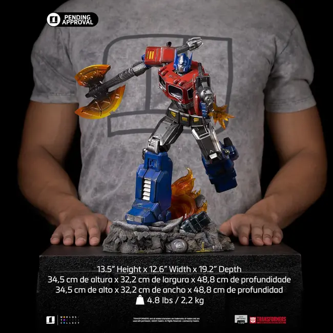 Transformers Demi Art Scale Statue 1/20 Optimus Prime 35 cm