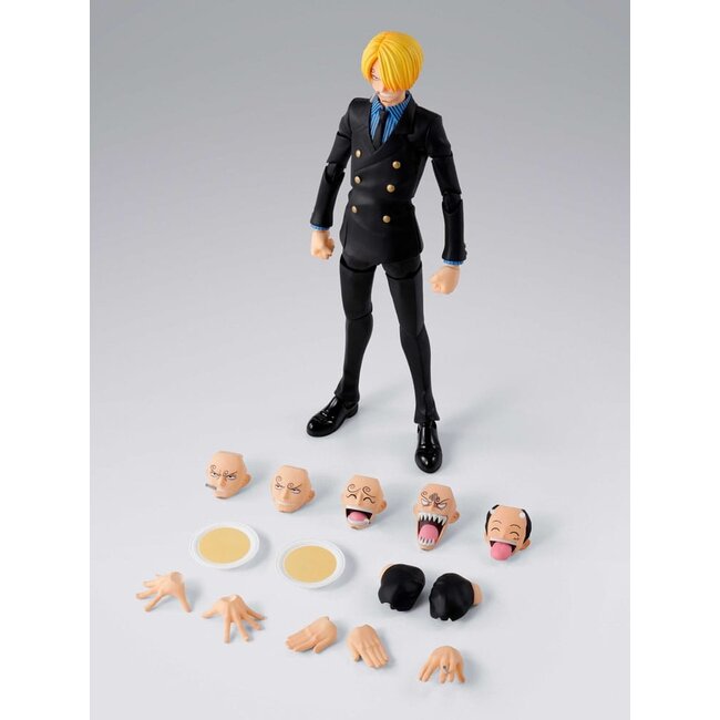 One Piece SHFiguarts Actiefiguur Sanji Romance Dawn Ver. 15 cm