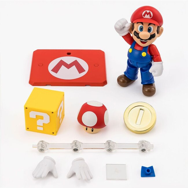 Super Mario SH Figuarts Actionfigur Super Mario 10 cm