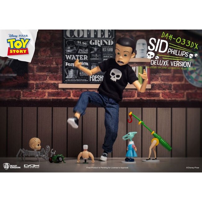 Toy Story Dynamic 8ction Heroes Action Figure Sid Phillips Deluxe Version 14 cm