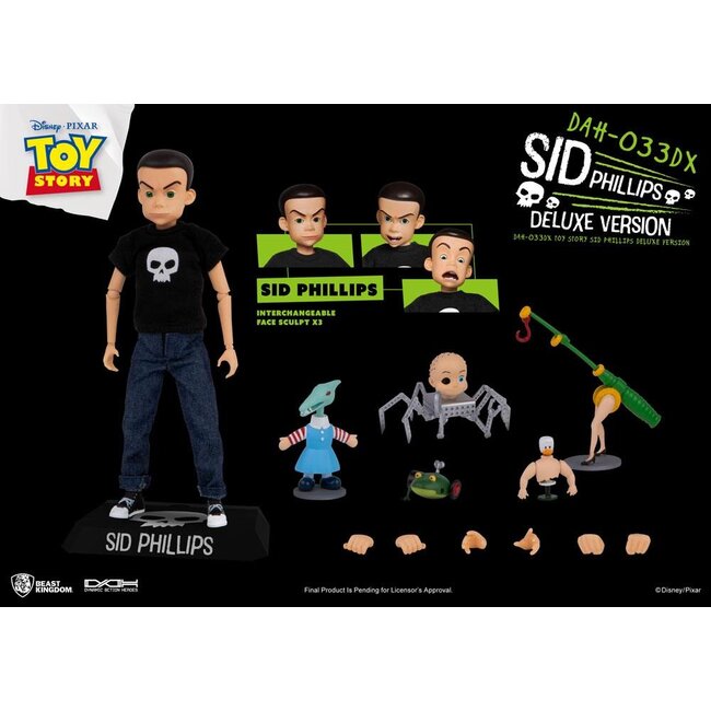 Toy Story Dynamic 8ction Heroes Actionfigur Sid Phillips Deluxe Version 14 cm