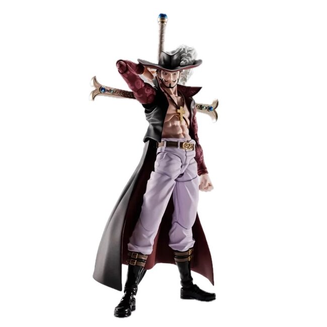 Bandai Tamashii Nations One Piece S.H.Figuarts Action Figure Dracule Mihawk Hawkeye 17 cm