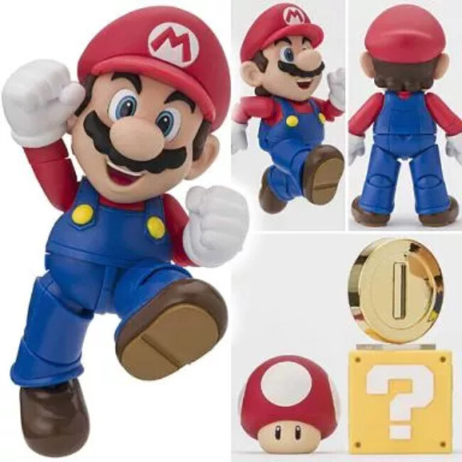 Super Mario SH Figuarts Actionfigur Super Mario 10 cm