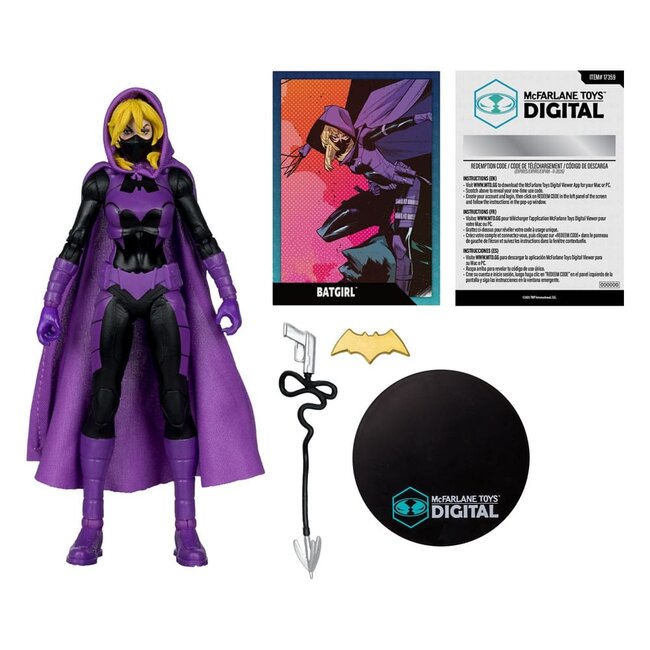 DC Direct McFarlane Toys Digital Action Figure Batgirl Stephanie Brown (Batgirls) 17 cm
