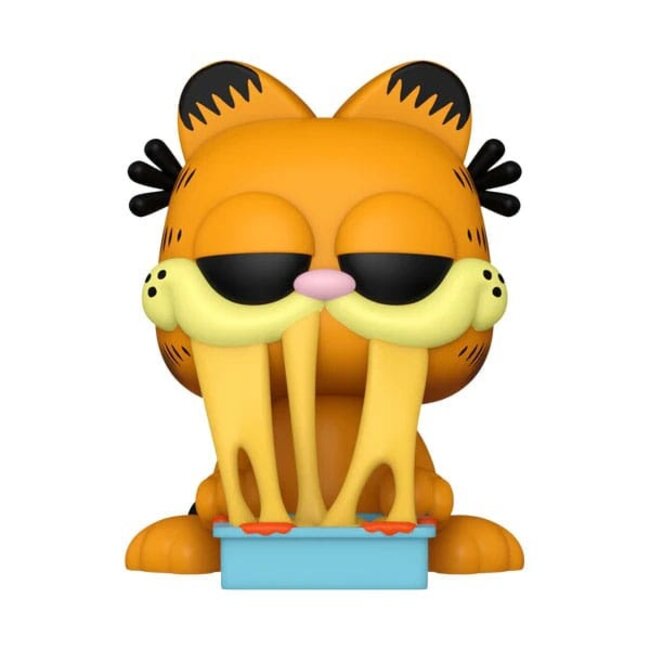 Garfield POP! Comics Vinyl Garfield mit Lasagnepfanne 9 cm