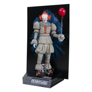 McFarlane Toys It: Welcome to Derry Movie Maniacs PVC Statue Pennywise (Gold Label) 16 cm
