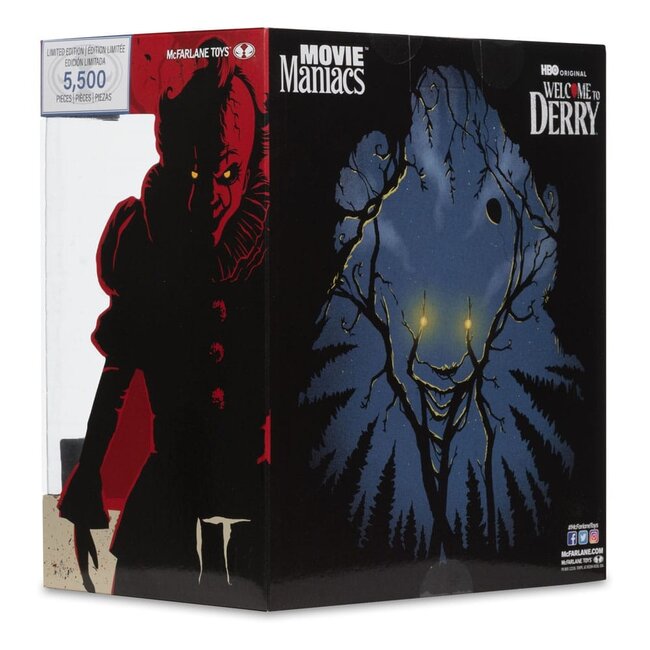 It: Welcome to Derry Movie Maniacs PVC Statue Pennywise (Gold Label) 16 cm