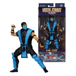 McFarlane Toys Mortal Kombat Klassiks Actionfigur Sub-Zero 18 cm