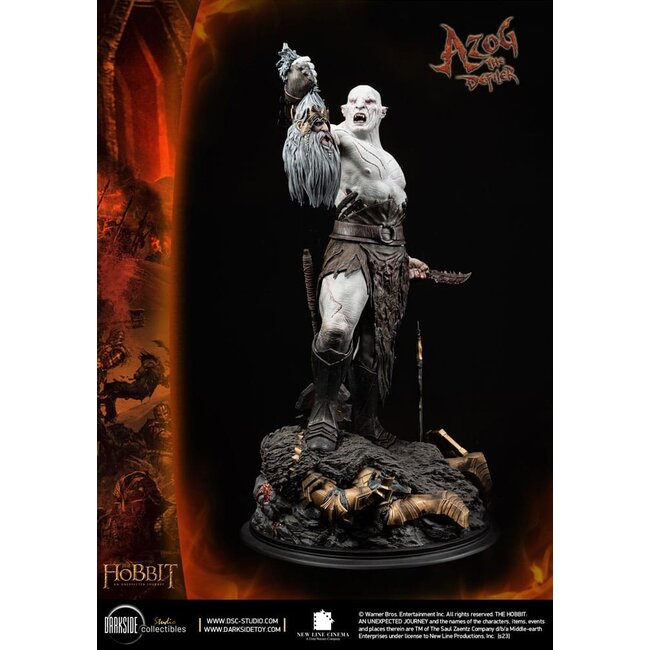 Der Hobbit QS Series Statue 1/4 Azog The Defiler John Howe Signature Edition Edition 68 cm