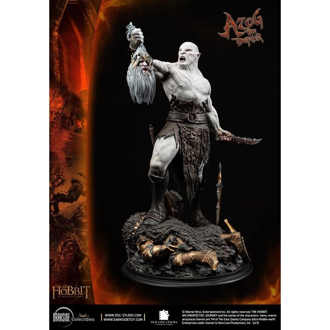 The Hobbit QS Series Statue 1/4 Azog The Defiler John Howe Signature Edition Edition 68 cm