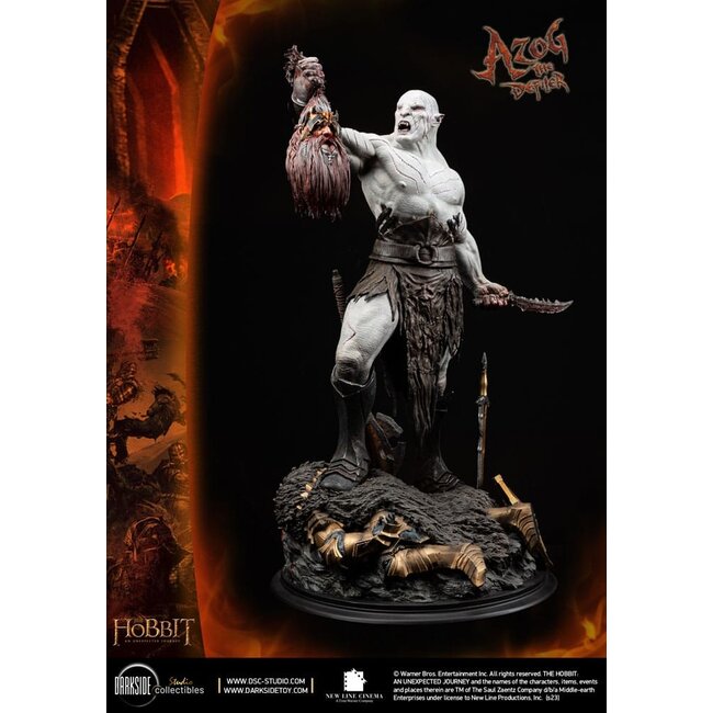 Der Hobbit QS Series Statue 1/4 Azog The Defiler John Howe Signature Edition Edition 68 cm
