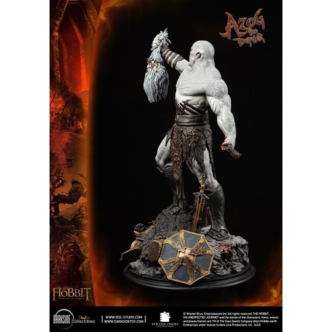 The Hobbit QS Series Statue 1/4 Azog The Defiler John Howe Signature Edition Edition 68 cm