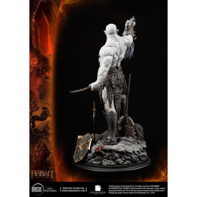 Der Hobbit QS Series Statue 1/4 Azog The Defiler John Howe Signature Edition Edition 68 cm