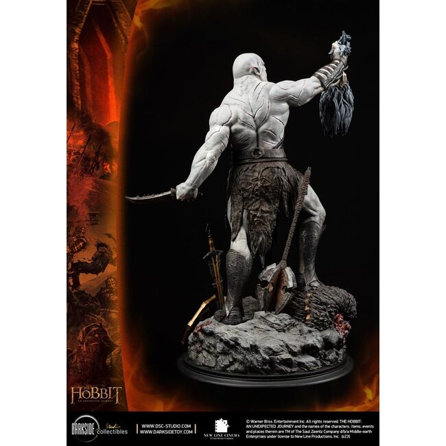 The Hobbit QS Series Statue 1/4 Azog The Defiler John Howe Signature Edition Edition 68 cm